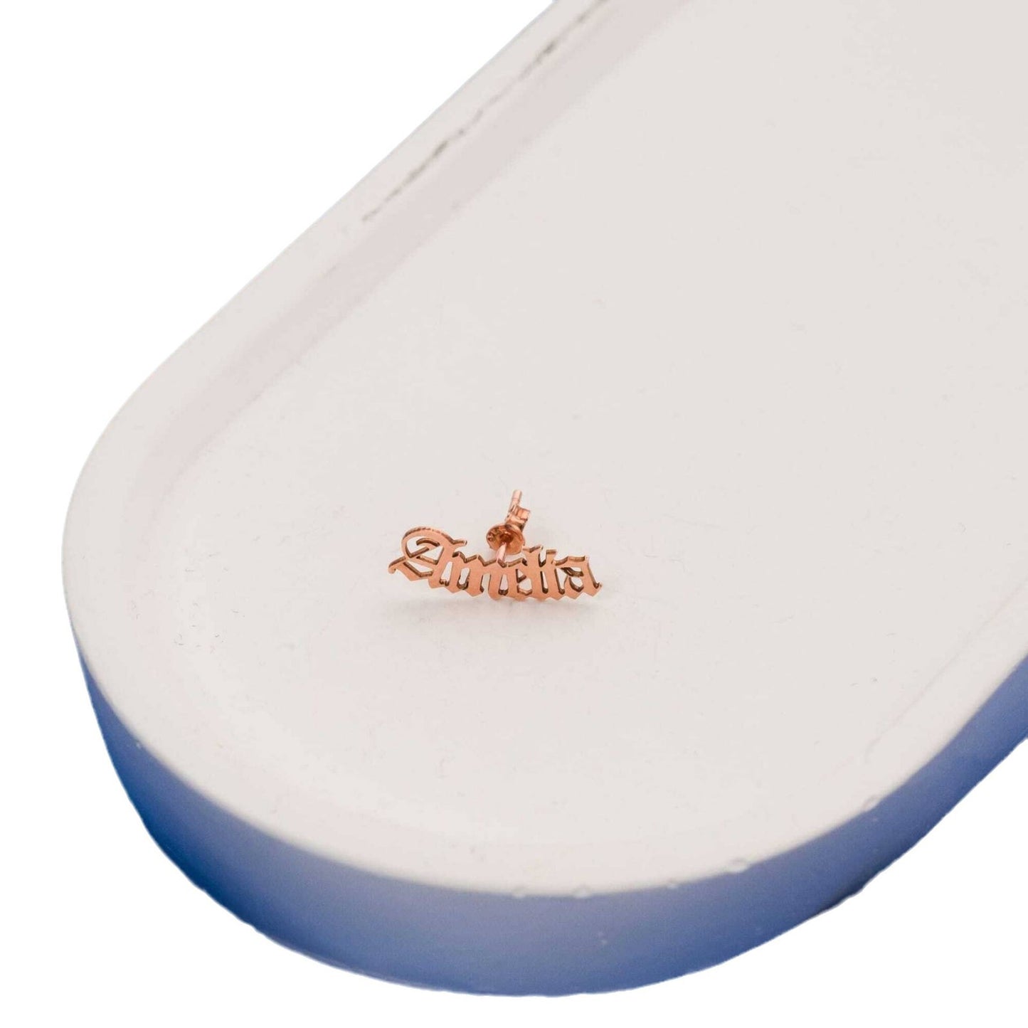 Personalised Women’s Earrings – name earrings-18K Gold, Silver, or Rose Gold – Timeless Elegance with a Personal Touch