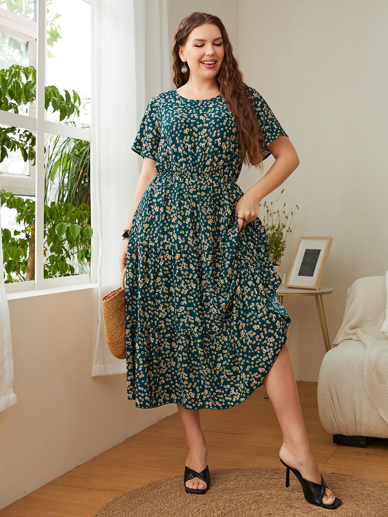 Casual Plus Size Summer Dress – Lightweight, Breathable, Easy Fit
