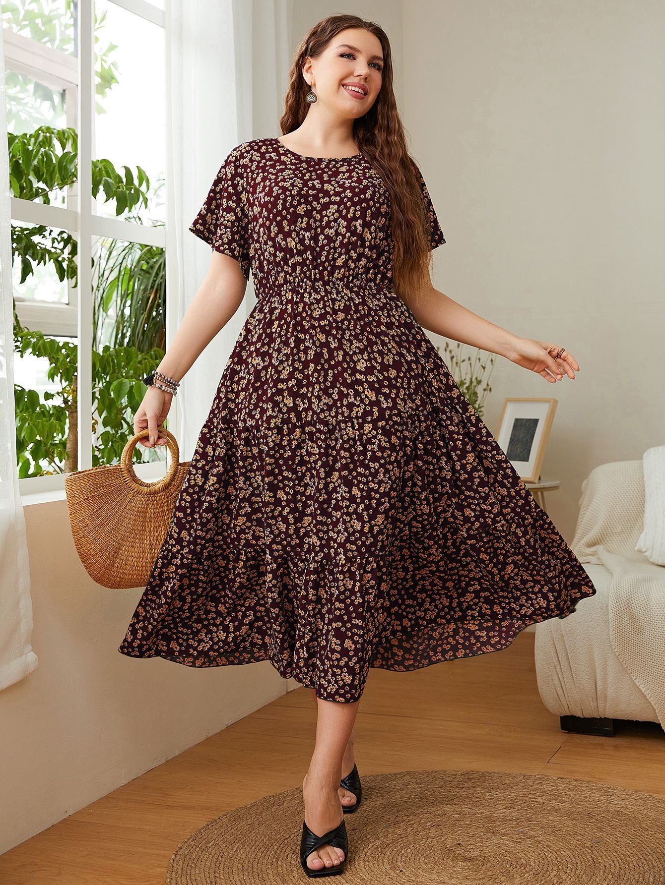 Casual Plus Size Summer Dress – Lightweight, Breathable, Easy Fit
