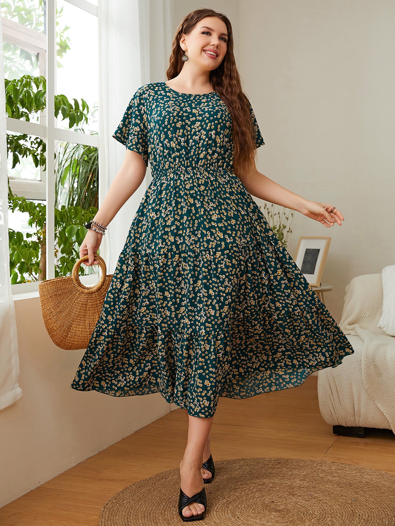 Casual Plus Size Summer Dress – Lightweight, Breathable, Easy Fit