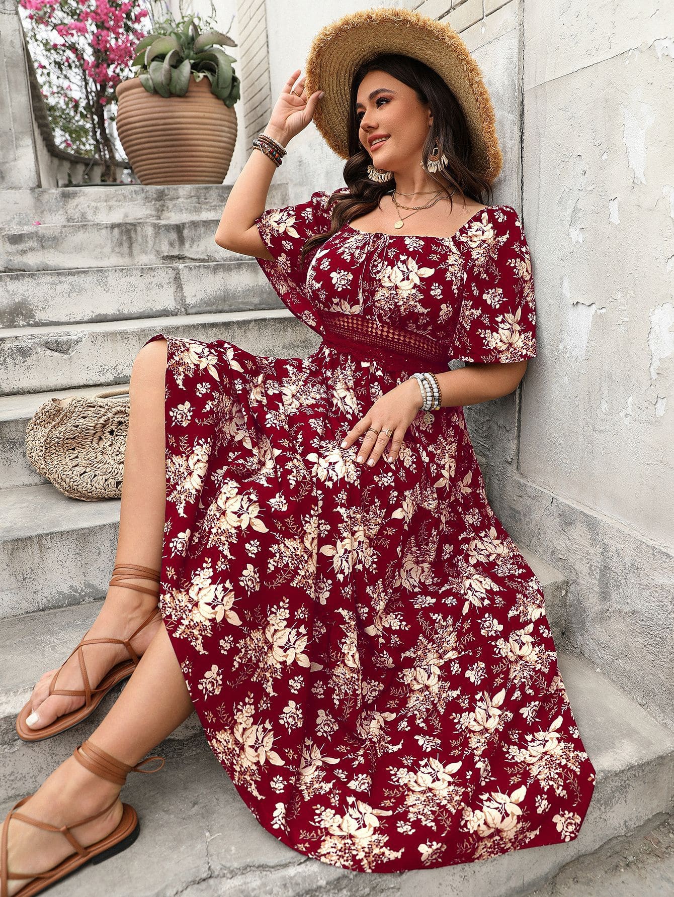 Plus Size maxi Dress – Flattering Fit & Flowy Design for Curvy Women