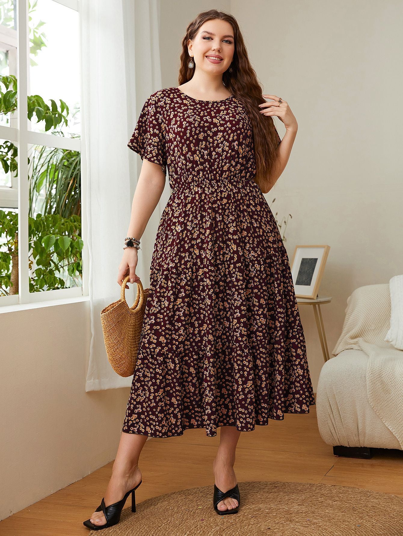 Casual Plus Size Summer Dress – Lightweight, Breathable, Easy Fit