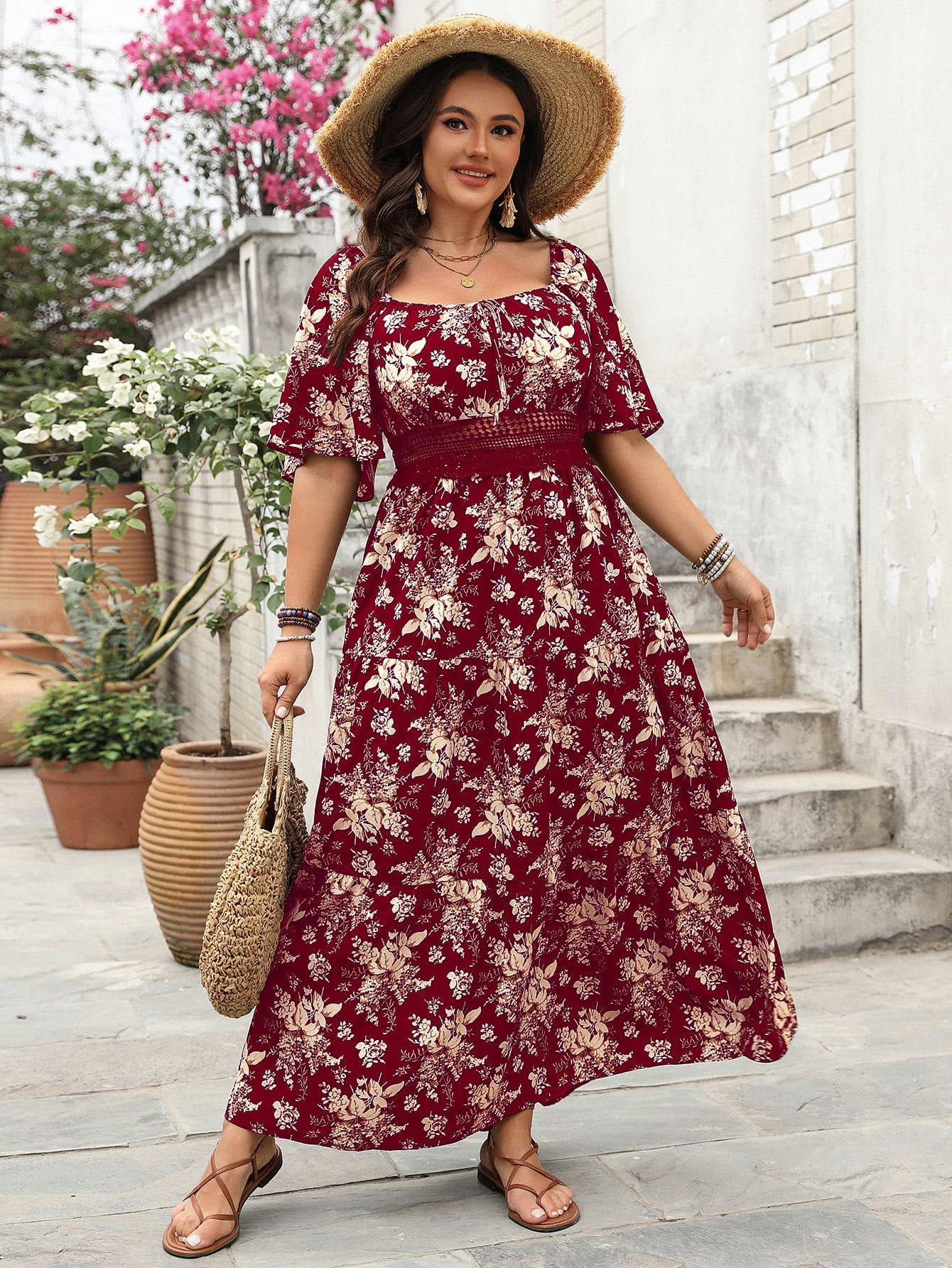 Plus Size maxi Dress – Flattering Fit & Flowy Design for Curvy Women